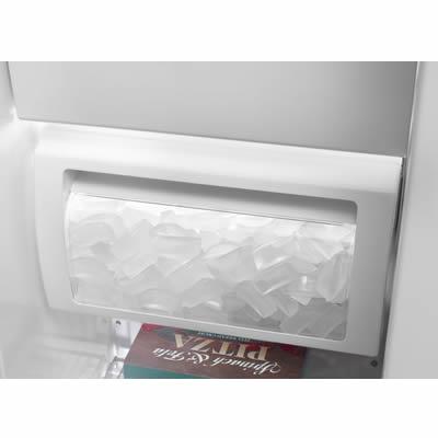 KitchenAid 42-inch, 25.5 cu.ft. Side-by-Side Built-in Refrigerator with Interior Ice Maker KBSN602EBS