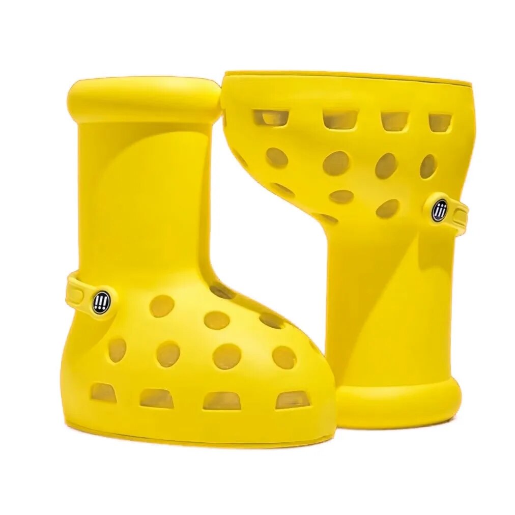 Big Yellow Boots Anime Peripheral Extra Large Boots for Outdoor Fashion