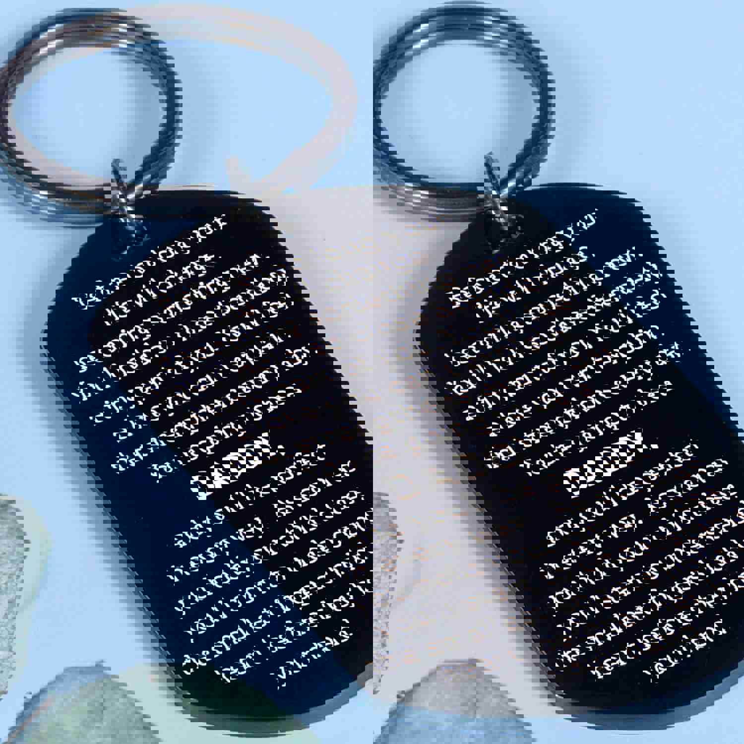 New Dad Gifts Keychain for First Time Fathers - Pregnancy Announcement, Baby Shower, Father's Day, Birthday, Christmas, Valentine's Present