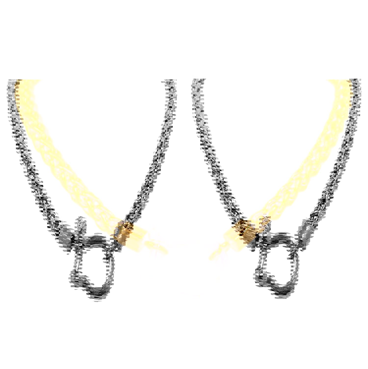 Blaze Necklace - Equestrian-Inspired Horsebit Shackle Necklace