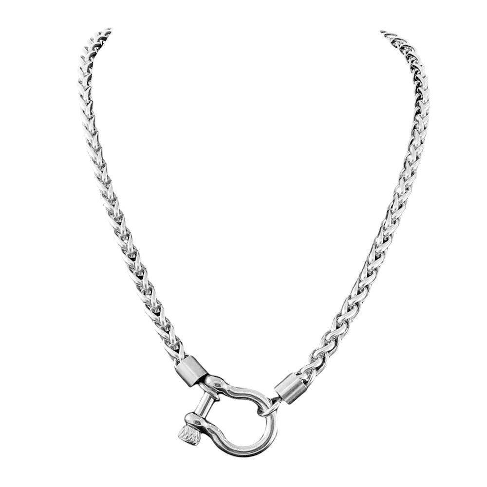 Blaze Necklace - Equestrian-Inspired Horsebit Shackle Necklace