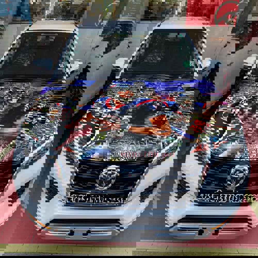 Houston Texans Itasha Car Vinyl Hood Wrap Decal Sticker