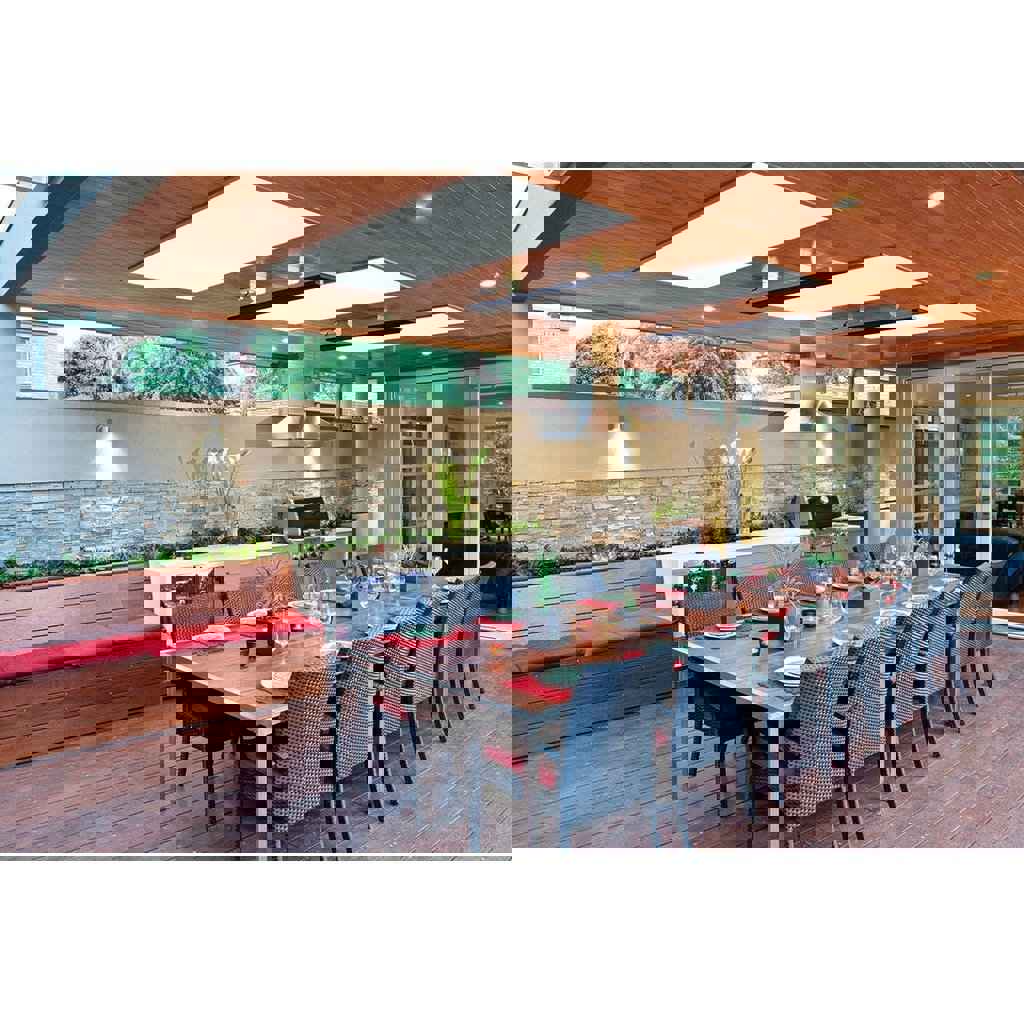 Dimplex DLW Series 53.5 Outdoor/Indoor Radiant Heater - 240V, 2400W - Black