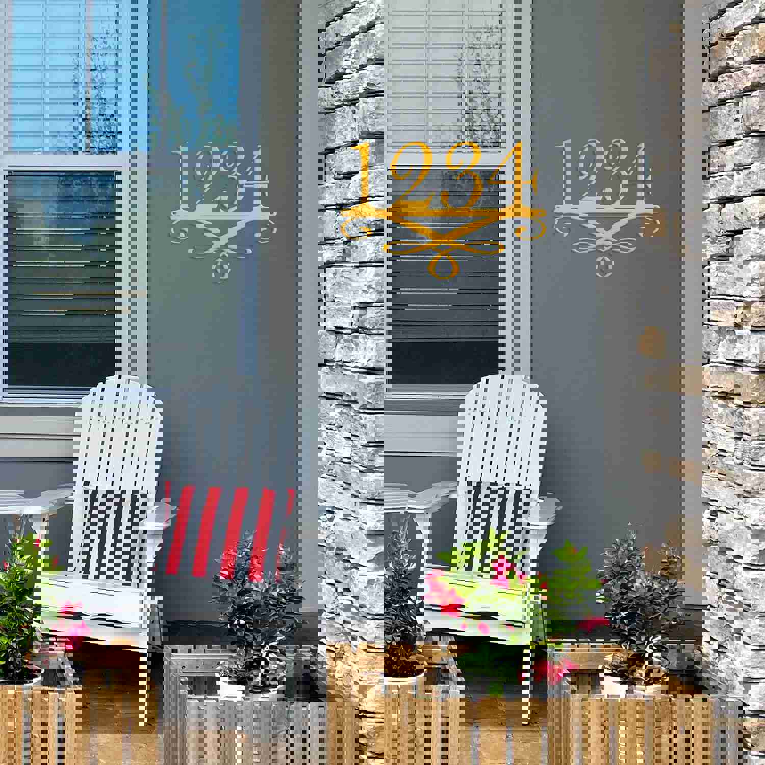 Custom Decorative Address Sign - Personalized Housewarming, Wedding, and Business Gift