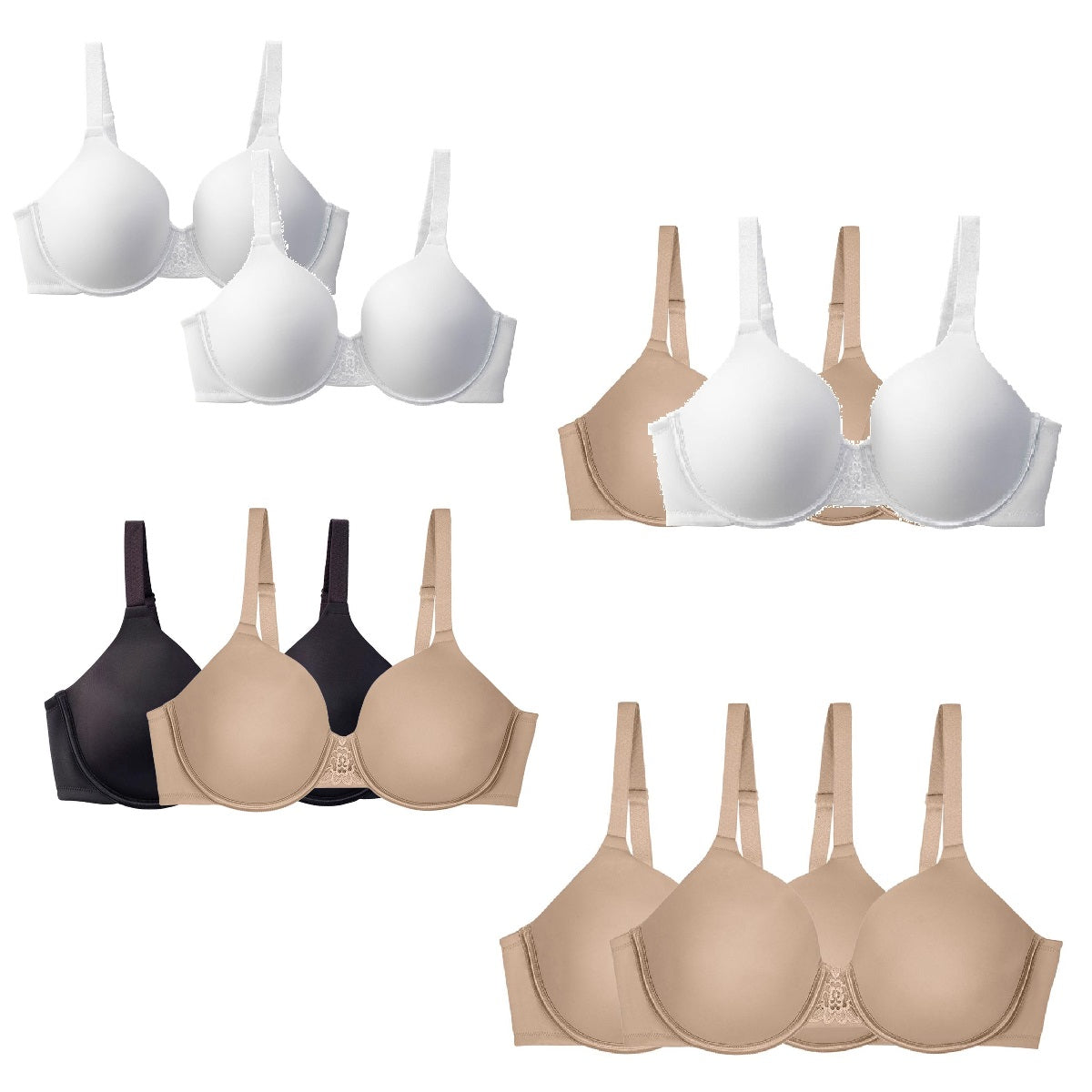 Vanity Fair 2-pack Beauty Back Underwire Bra