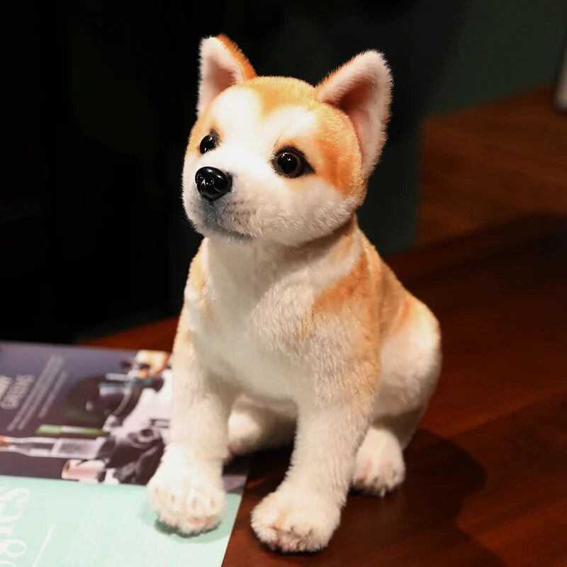 Shiba Inu Akita Dog Stuffed Animal Plush Toy - Cute Simulation Puppy for Kids