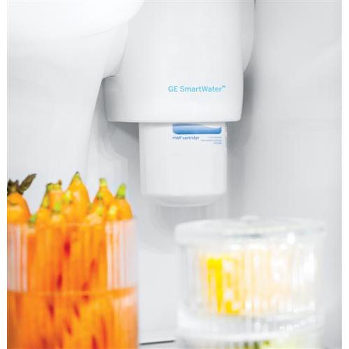 GE Profile 36-inch, 25.3 cu. ft. Side-by-Side Refrigerator with Ice and Water PSE25KSHSS