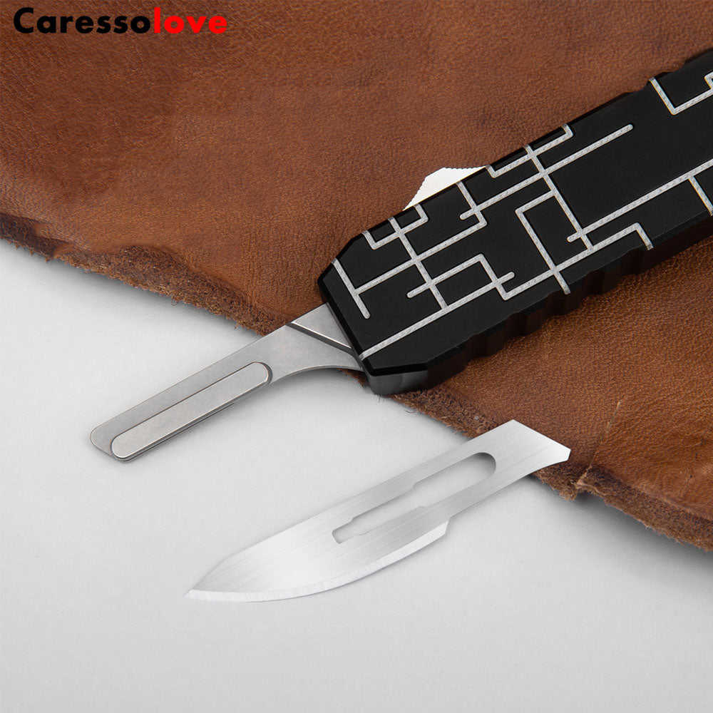 Caressolove Aluminum Alloy Pocket Knife - Durable & Portable for Camping and Outdoor Activities