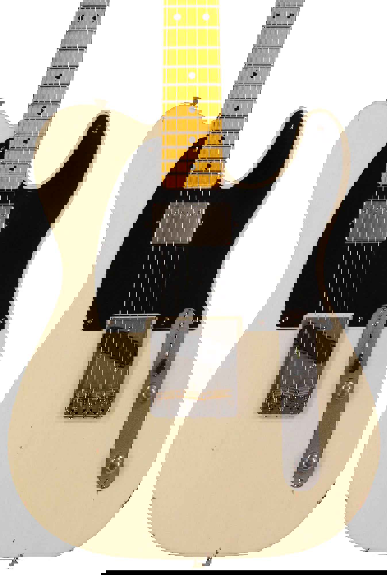 Nash T-52 Guitar, Mary Kaye White, Humbucker, Light Aging