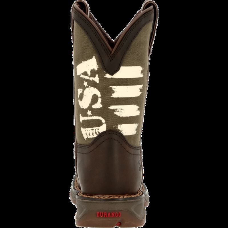 Durango® Lil Rebel Pro™ Little Kids Army Western Boot