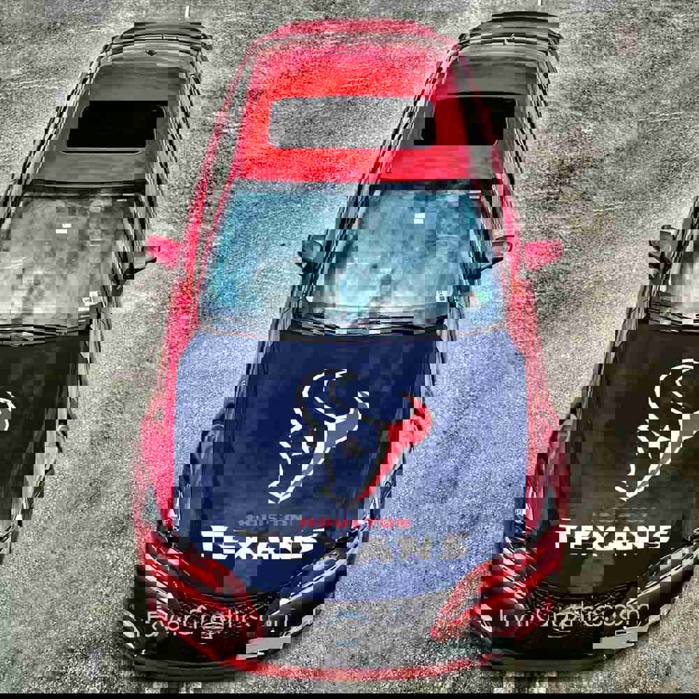 Houston Texans Itasha Car Vinyl Hood Wrap Decal Sticker