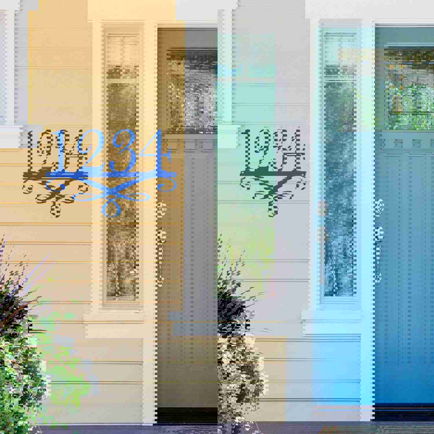 Custom Decorative Address Sign - Personalized Housewarming, Wedding, and Business Gift