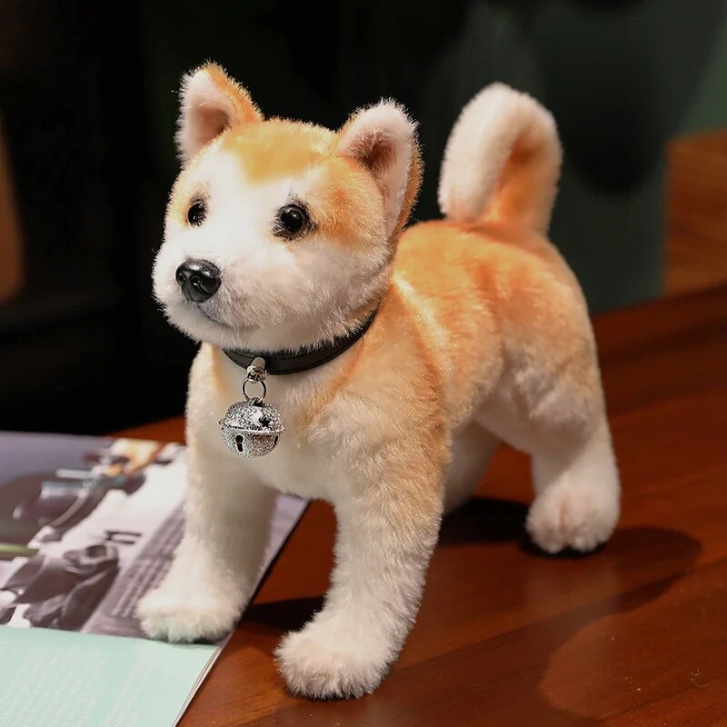 Shiba Inu Akita Dog Stuffed Animal Plush Toy - Cute Simulation Puppy for Kids