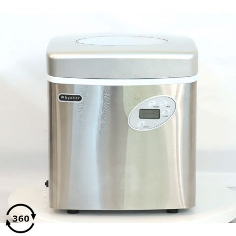 Whynter Portable Ice Maker 49 lb Capacity – Stainless Steel IMC-490SS