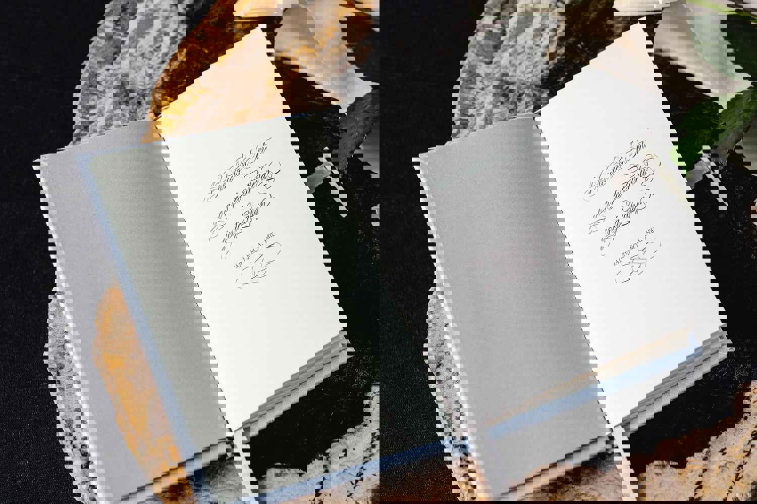 Our Adventure Begins - Set of 2 Heirloom Vow Books