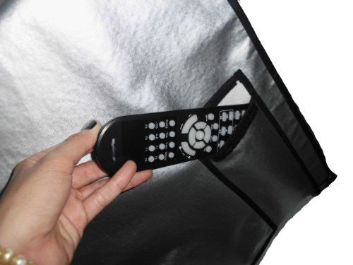 47 Flat Panel TV Cover with Pocket for Remote - Vinyl Padded Dust Protection