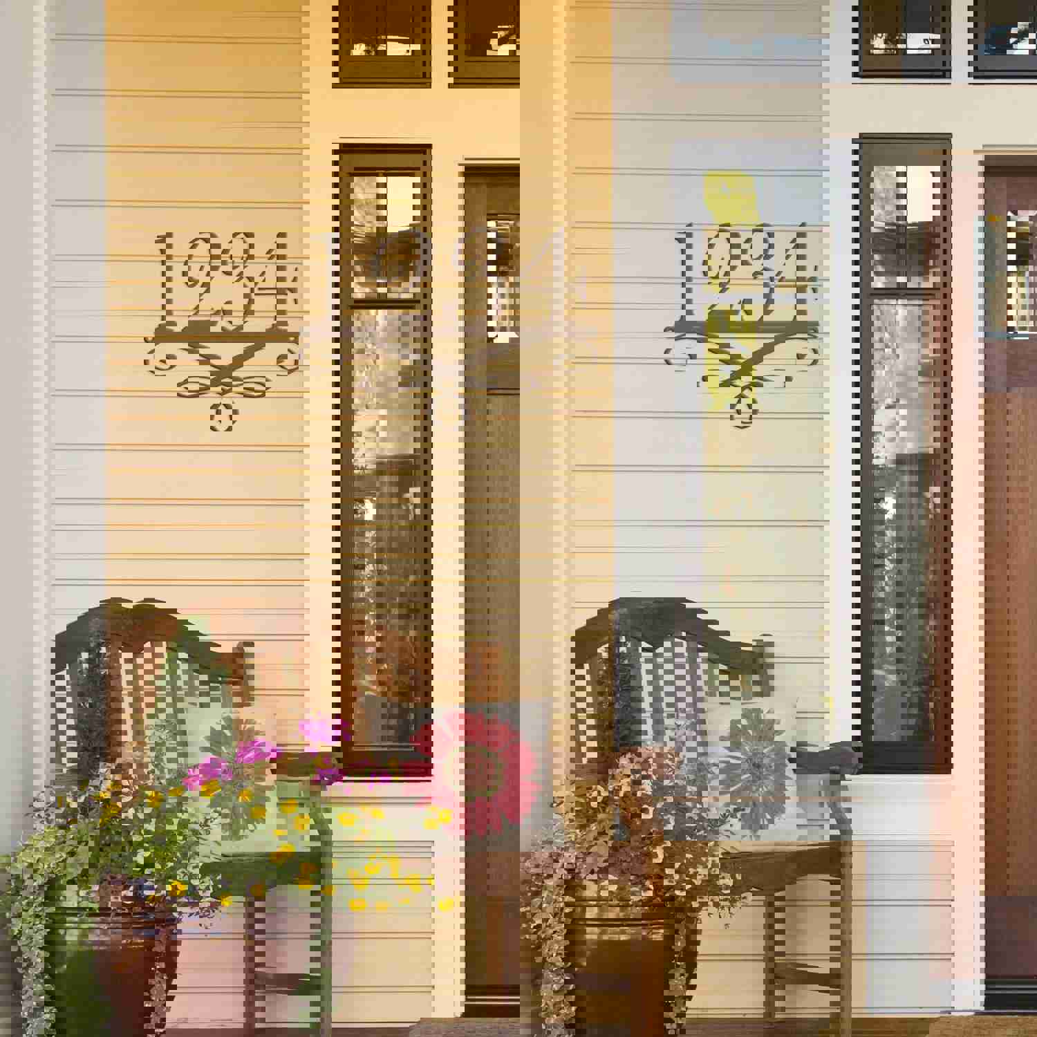 Custom Decorative Address Sign - Personalized Housewarming, Wedding, and Business Gift