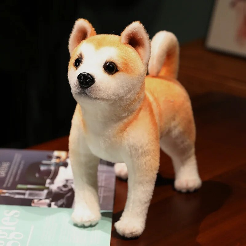 Shiba Inu Akita Dog Stuffed Animal Plush Toy - Cute Simulation Puppy for Kids