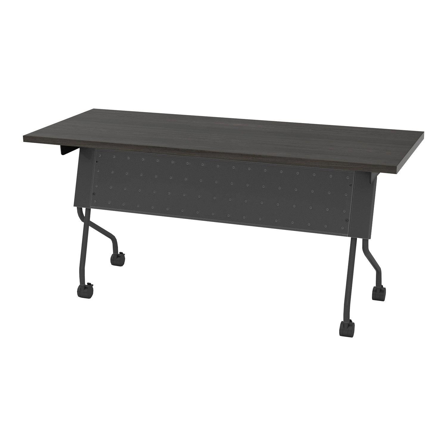 Folding/Nesting Mobile Training Tables, Rectangular, 60 x 24 x 29.5 H