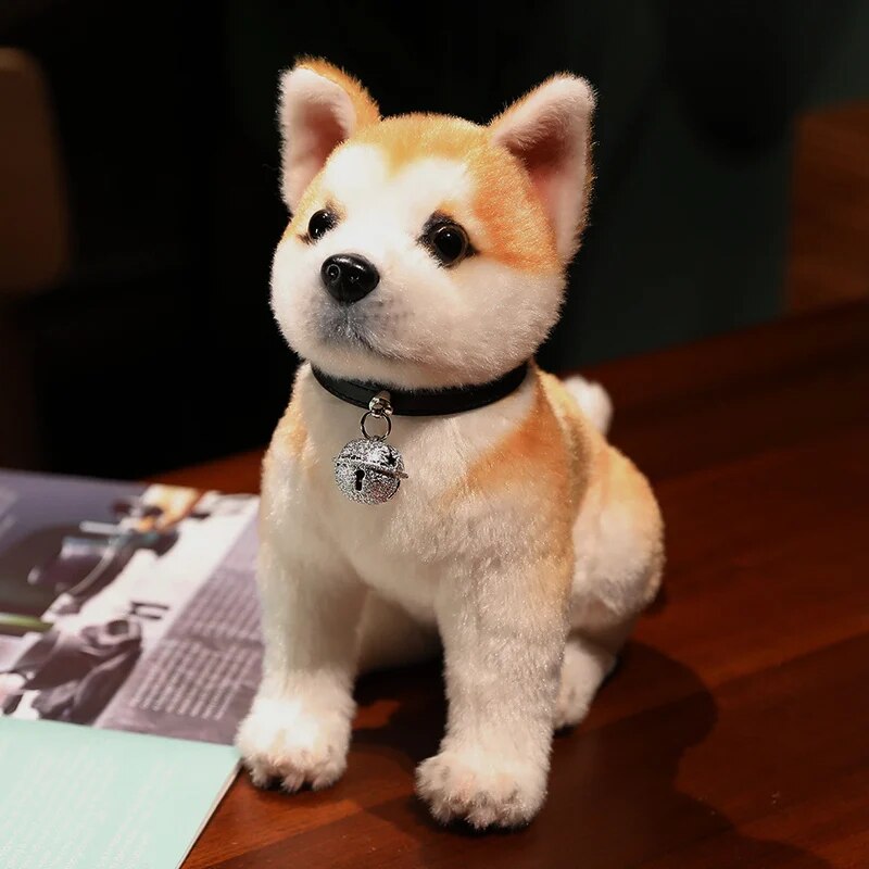 Shiba Inu Akita Dog Stuffed Animal Plush Toy - Cute Simulation Puppy for Kids