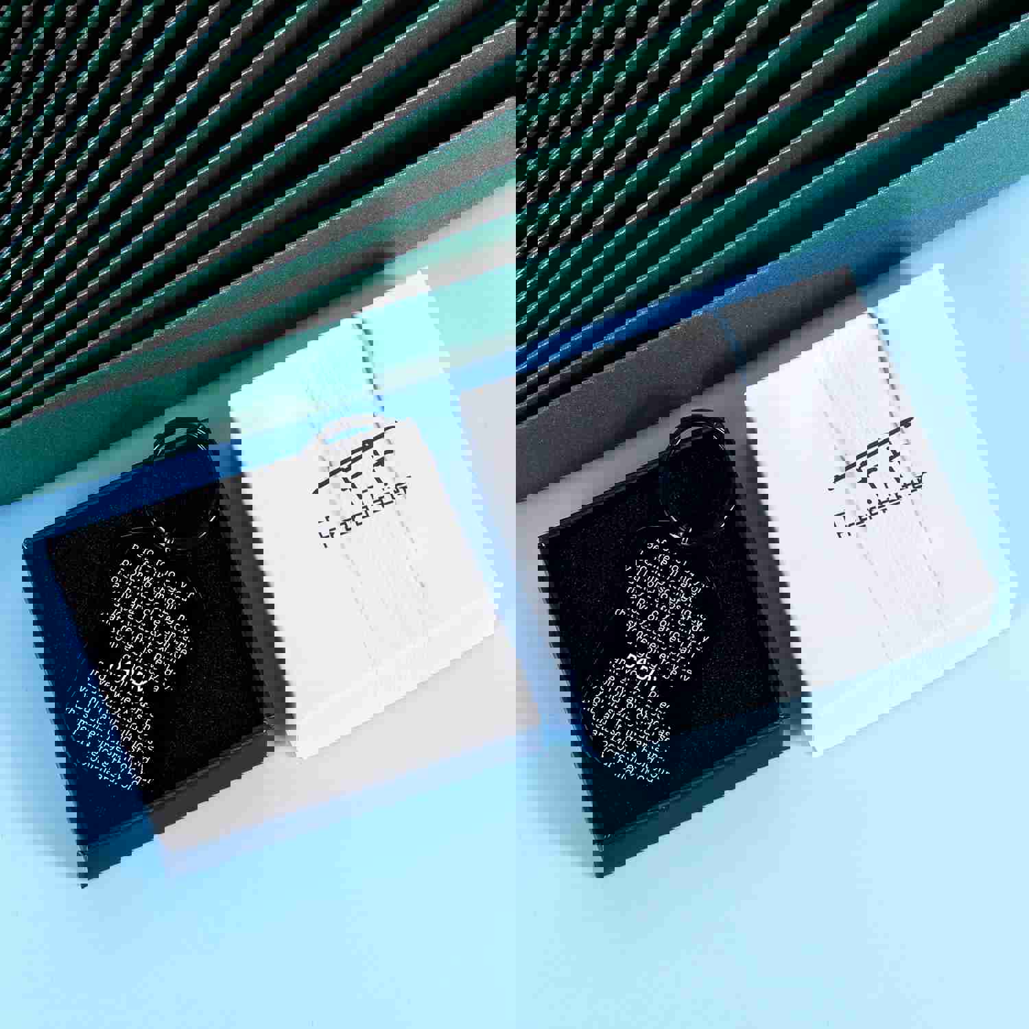 New Dad Gifts Keychain for First Time Fathers - Pregnancy Announcement, Baby Shower, Father's Day, Birthday, Christmas, Valentine's Present