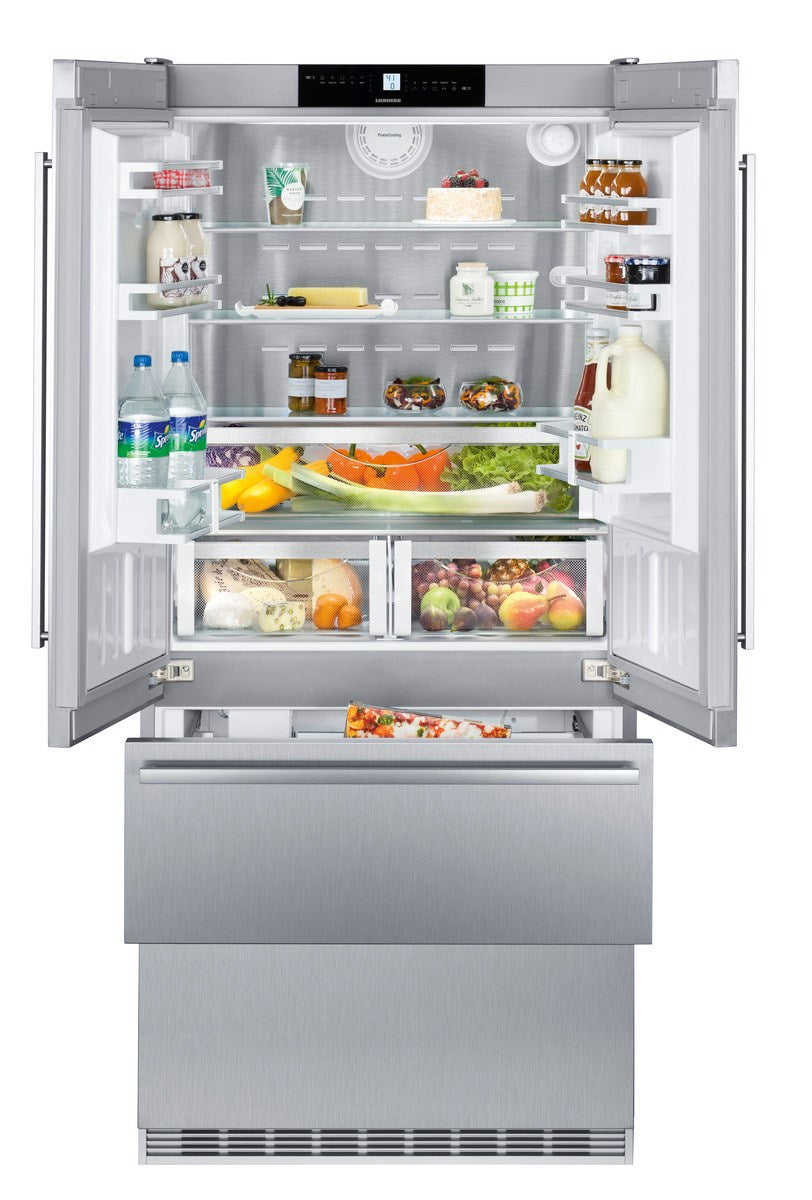 Liebherr CS2082 36 Inch Counter Depth 4-Door French Door Refrigerator with Automatic Ice Maker