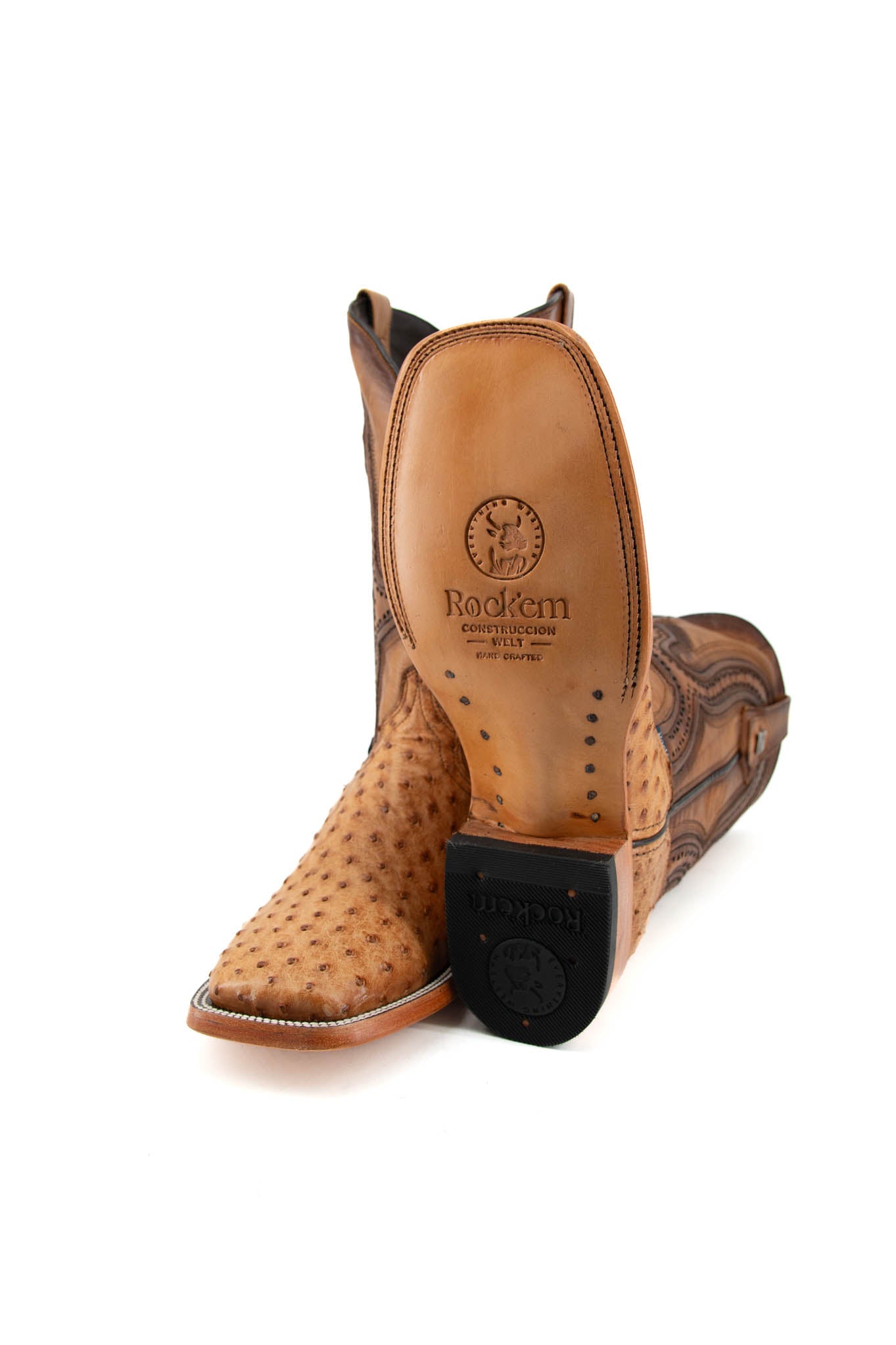 Exotic Ostrich Cowboy Boot