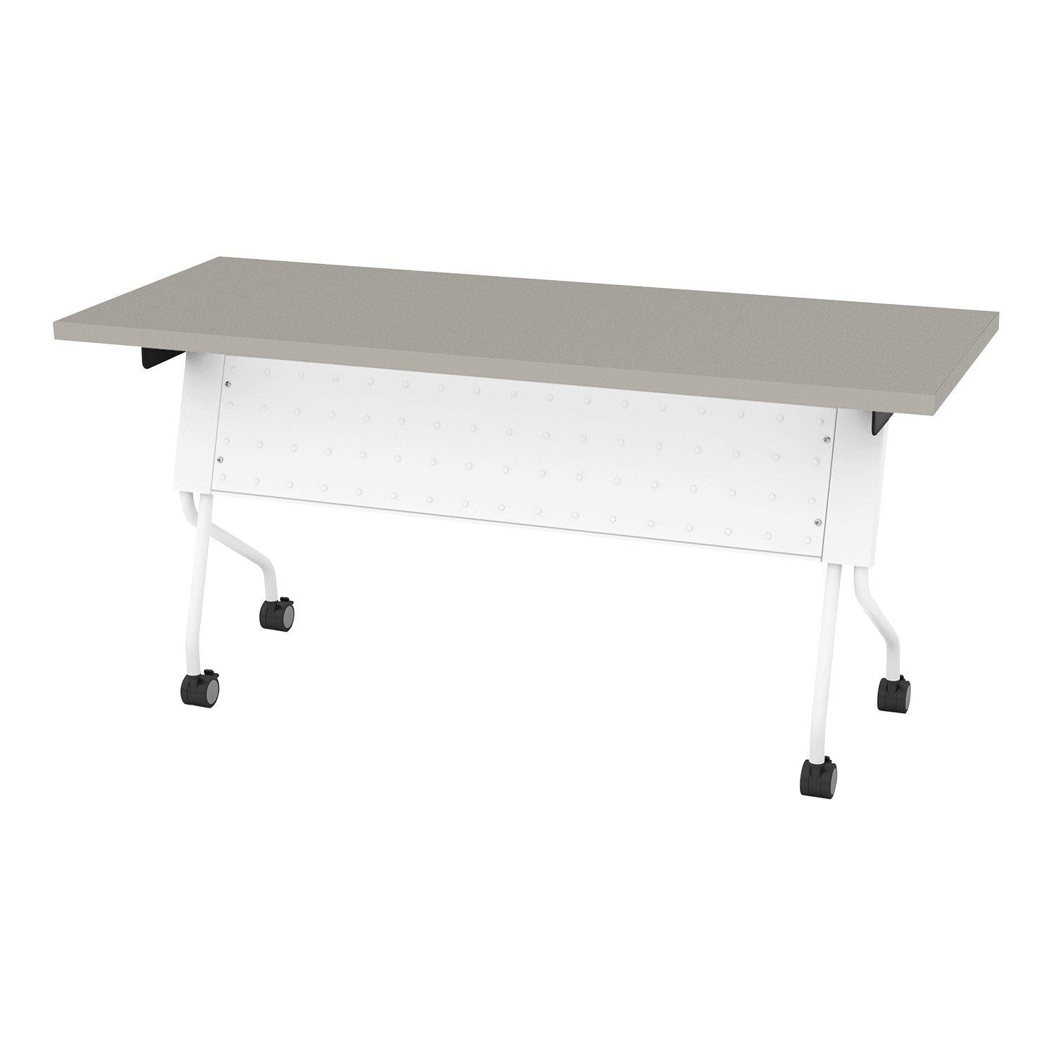 Folding/Nesting Mobile Training Tables, Rectangular, 60 x 24 x 29.5 H