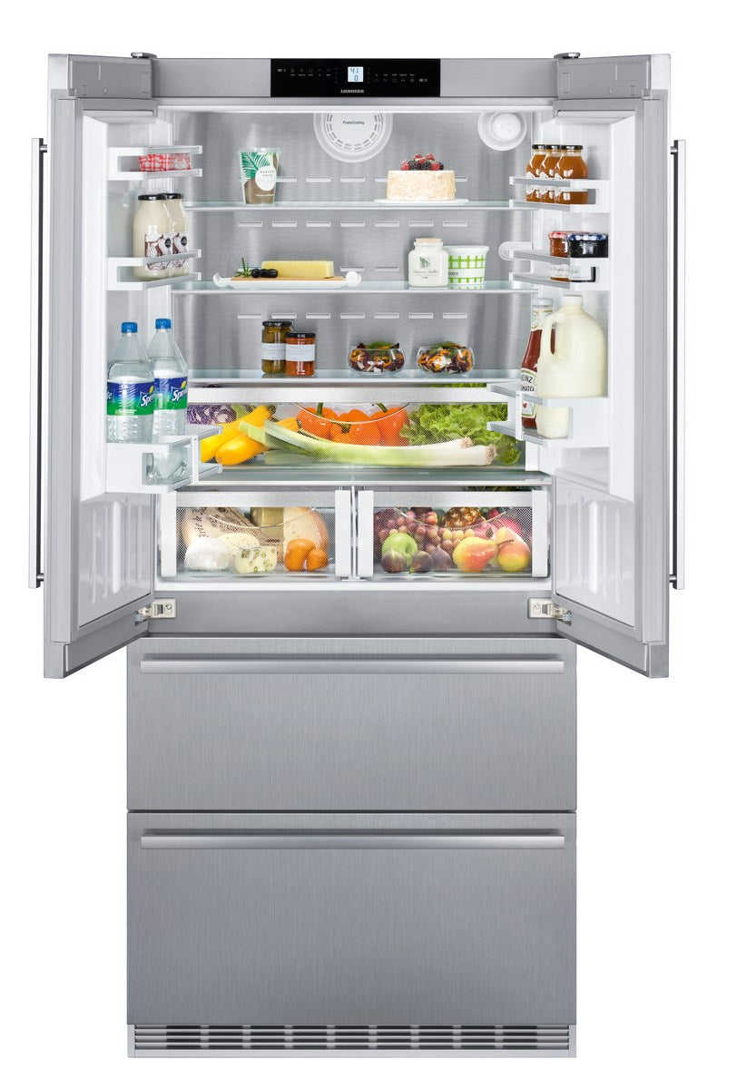 Liebherr CS2082 36 Inch Counter Depth 4-Door French Door Refrigerator with Automatic Ice Maker