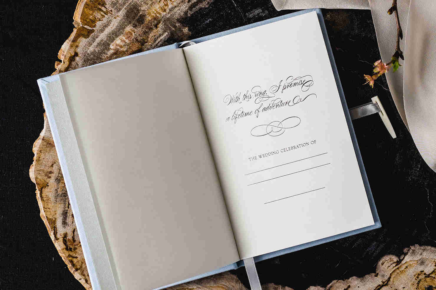 Our Adventure Begins - Set of 2 Heirloom Vow Books