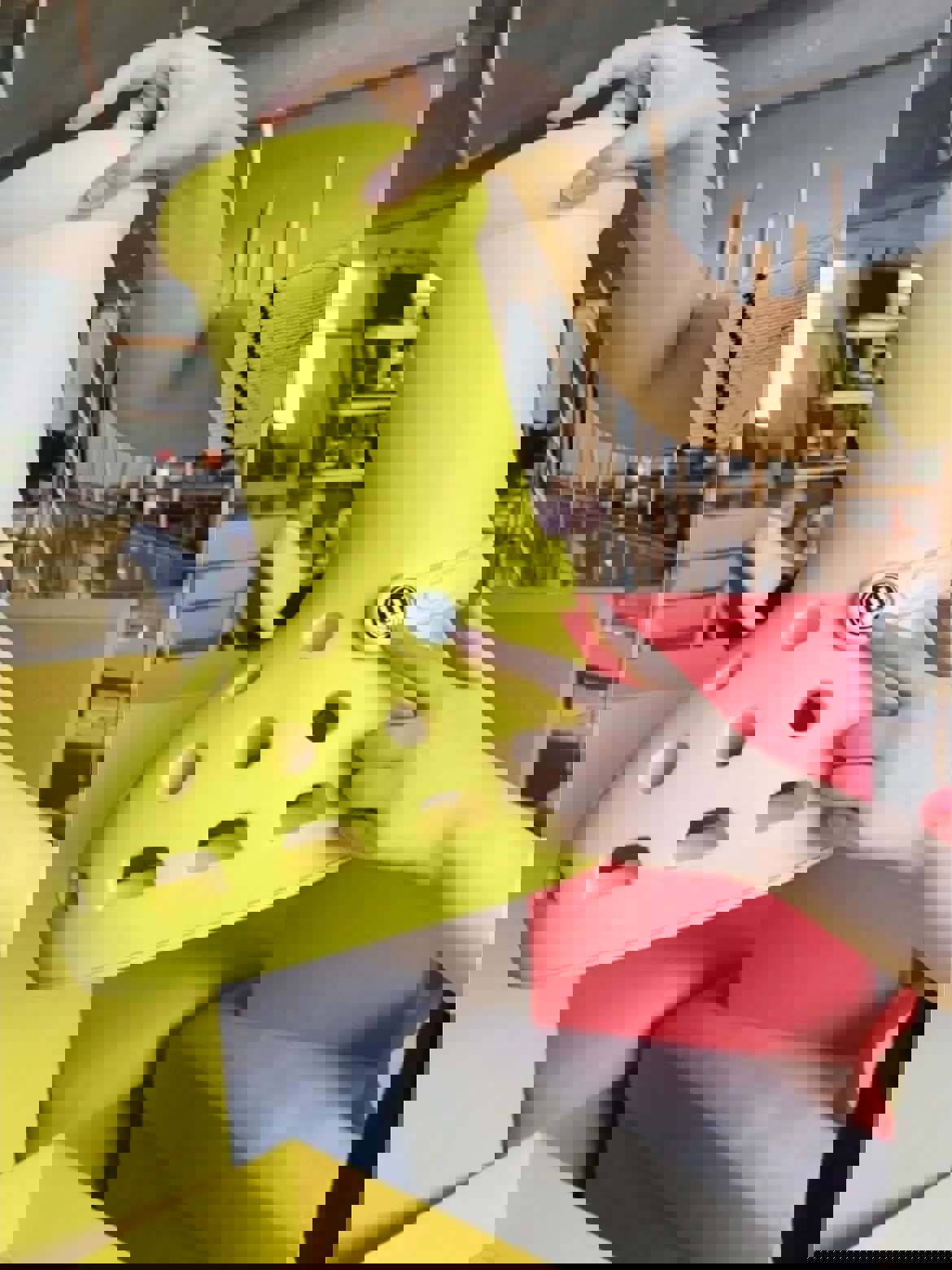 Big Yellow Boots Anime Peripheral Extra Large Boots for Outdoor Fashion