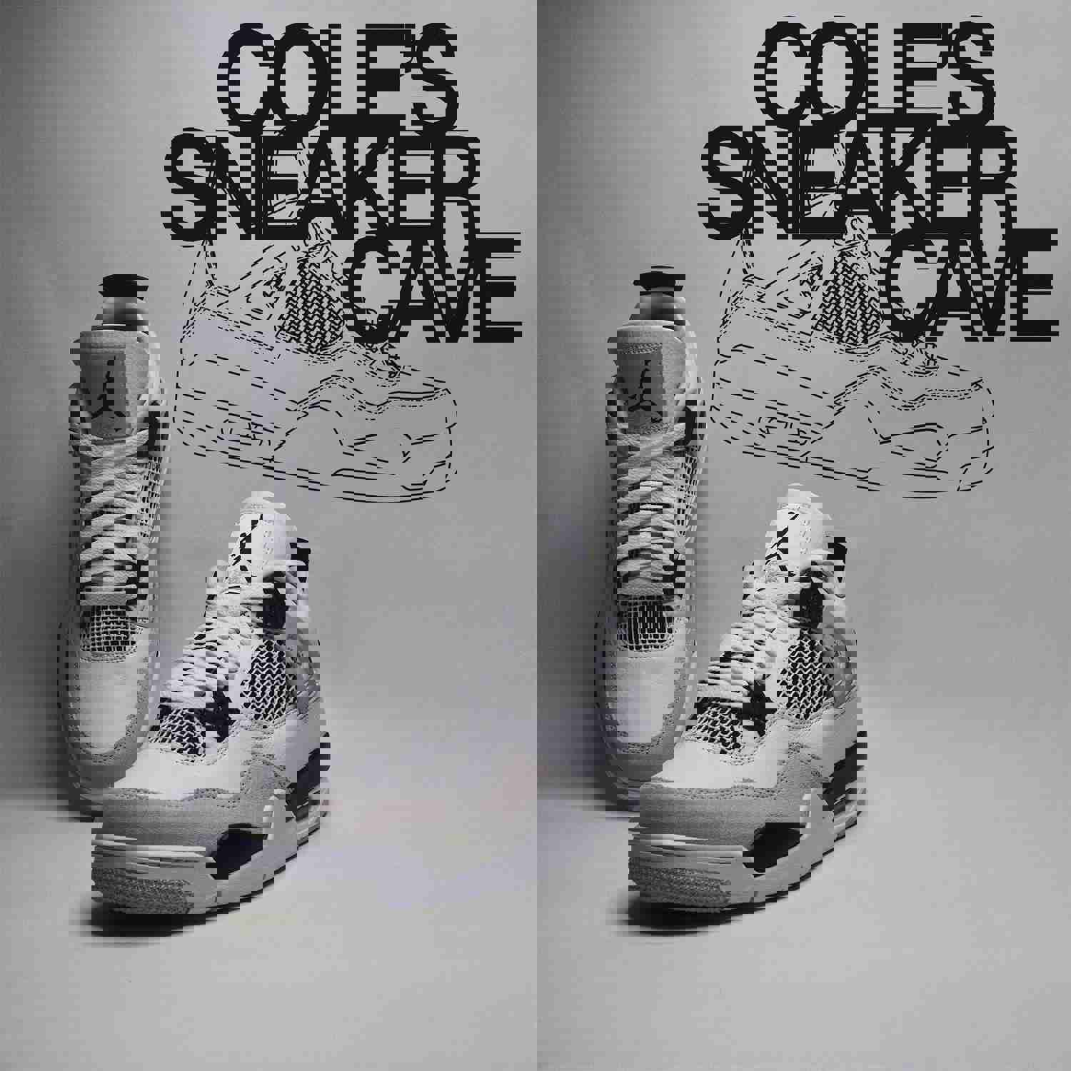 Custom Personalized Name Sneaker Cave Wall Decal Sticker for Sneakerhead Enthusiasts