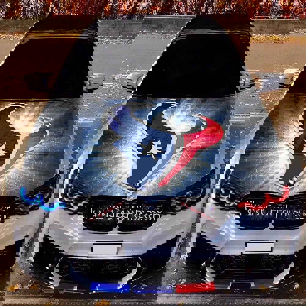 Houston Texans Itasha Car Vinyl Hood Wrap Decal Sticker