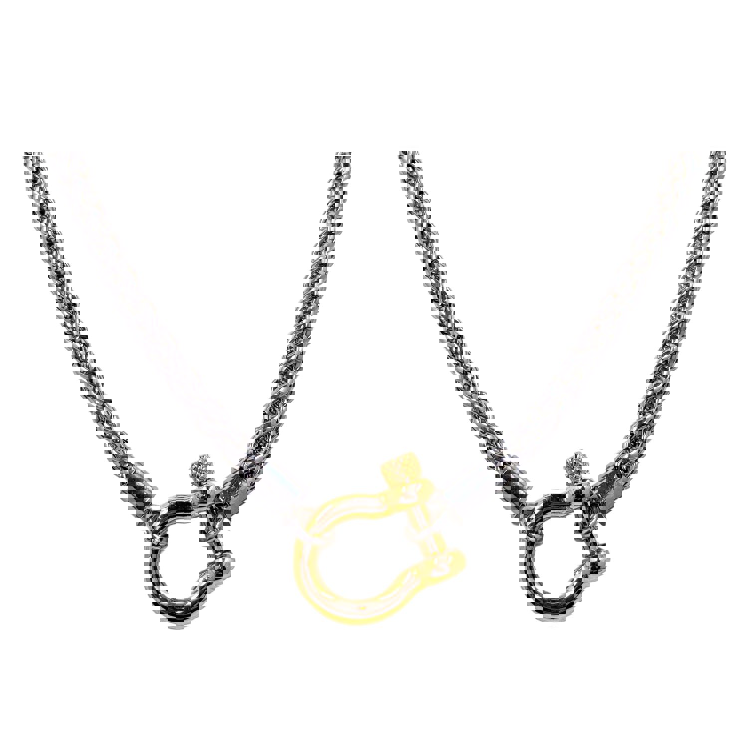 Blaze Necklace - Equestrian-Inspired Horsebit Shackle Necklace