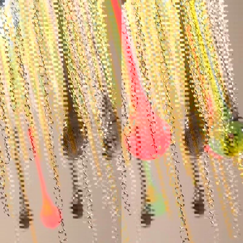 MIRODEMI® Creative Drum Crystal LED Pendant Chandelier for Living Room, Dining Room, Kitchen