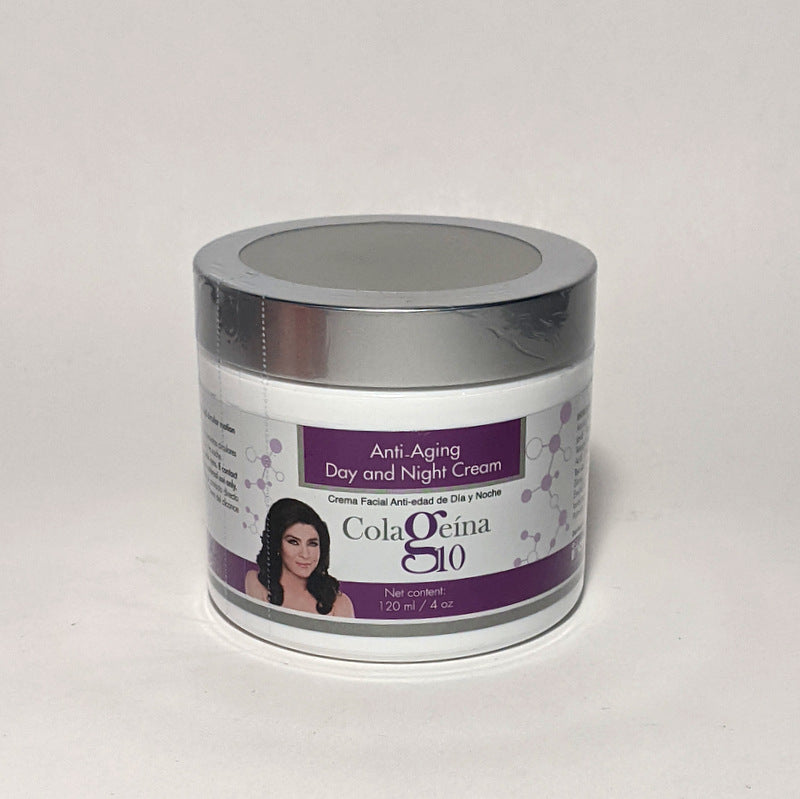 Colageina 10 Anti-Aging Facial Day and Night Cream 4 oz / 120 mL