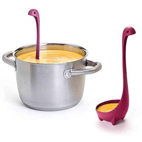 Nessie Family Kitchen Spoon Set - Pasta Colander Spoon, Soup Ladle, and Baby Tea Infuser