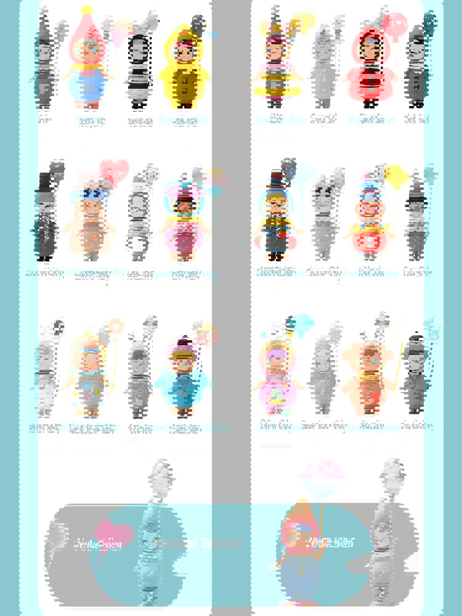 Pucky Fairy Balloon Baby Series Toy - Collectible Blind Box