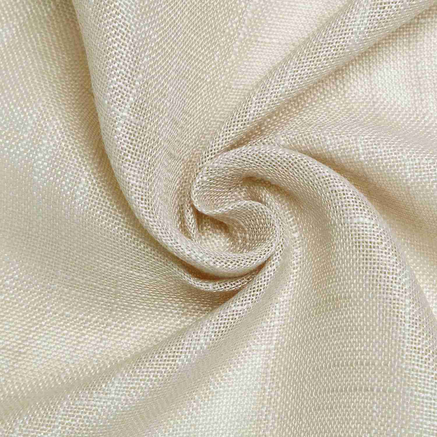 Beige Seamless Rectangular Tablecloth - Linen Look, Wrinkle Resistant, 60x102 Inches