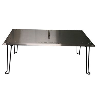 Stainless Steel Heat Warden Rectangle Fire Pit Heat Deflector | MB-8KKX-W5TG
