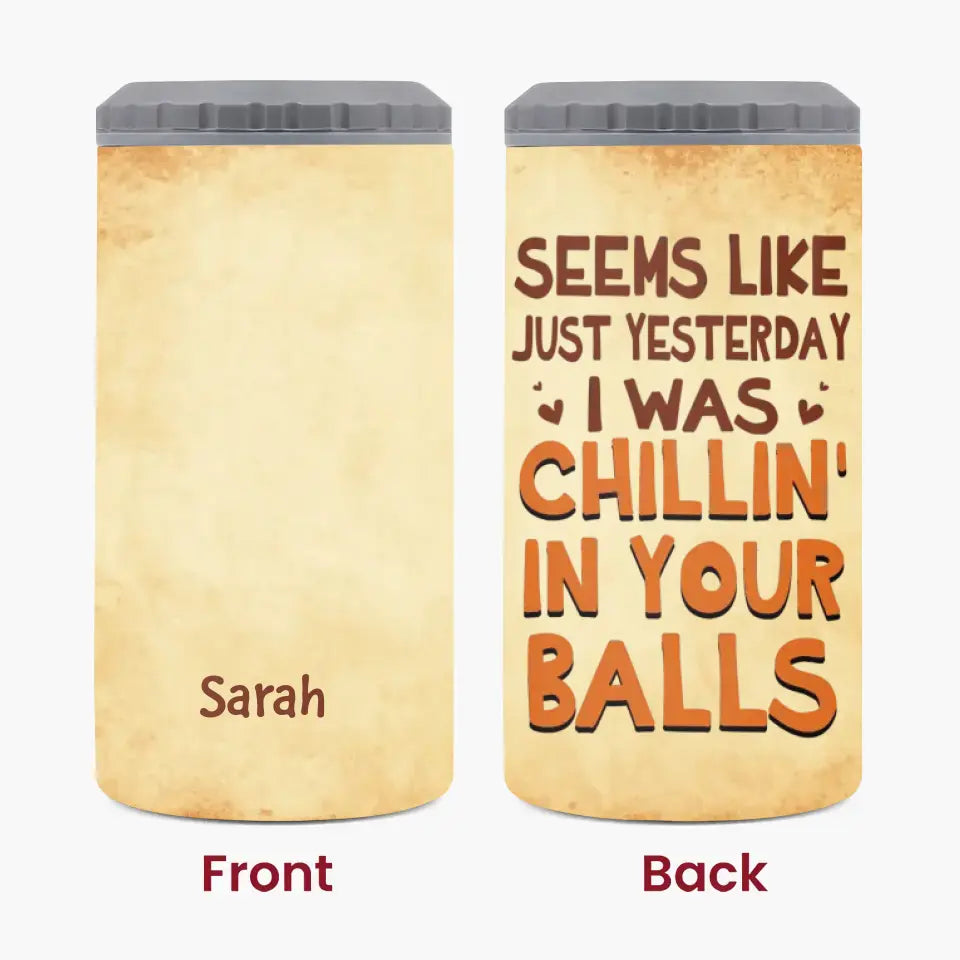 Personalized Custom Can Cooler Tumbler - Unique Gift for Dad, Father's Day, Birthday