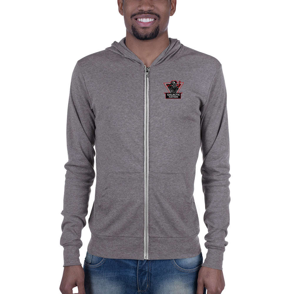 S-GN Zip Up Hoodie - Lightweight Unisex Hooded Jacket with Kangaroo Pocket