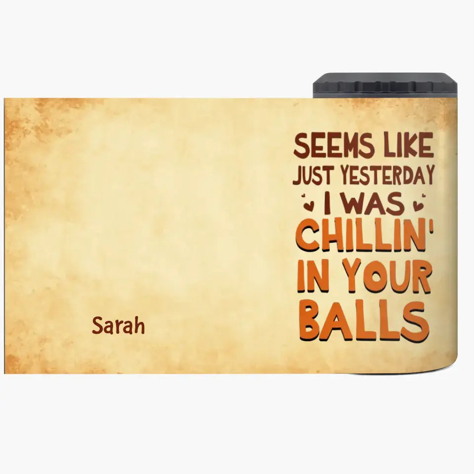 Personalized Custom Can Cooler Tumbler - Unique Gift for Dad, Father's Day, Birthday