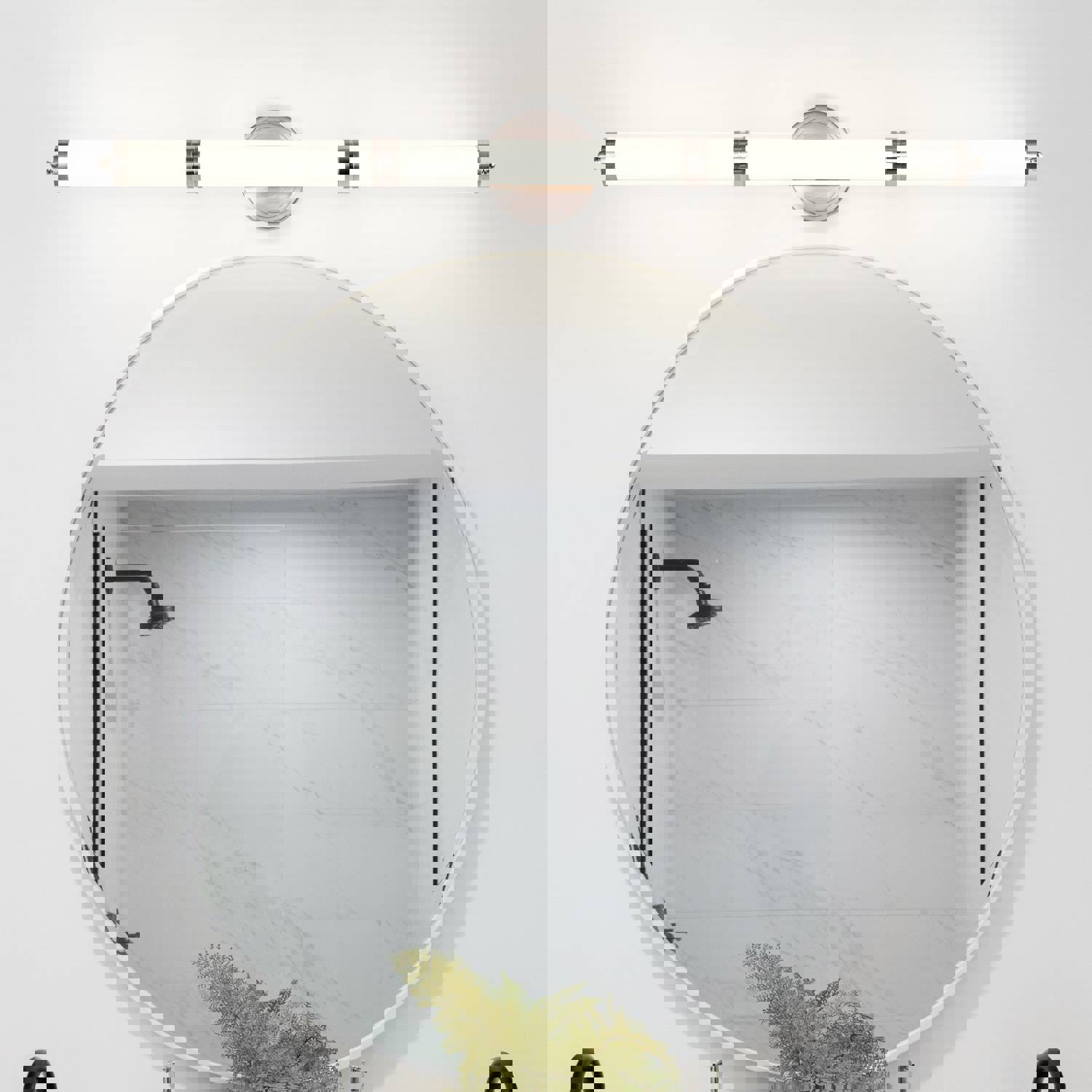 SATCO/NUVO Kagen Medium Vanity LED Light with Brushed Nickel Finish and White Acrylic Lens (62-1535)