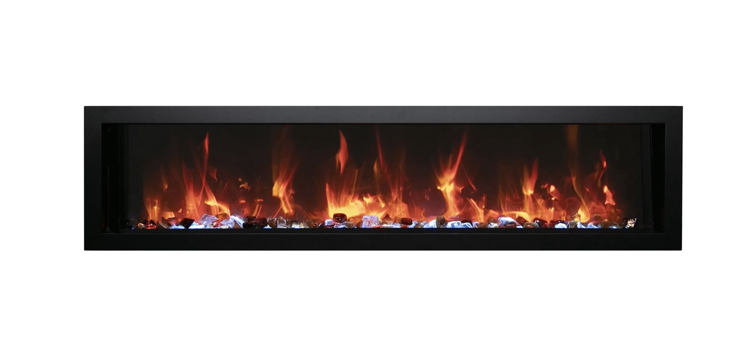 Remii 45 Extra Slim Indoor or Outdoor Built-In Only Smart Electric Fireplace