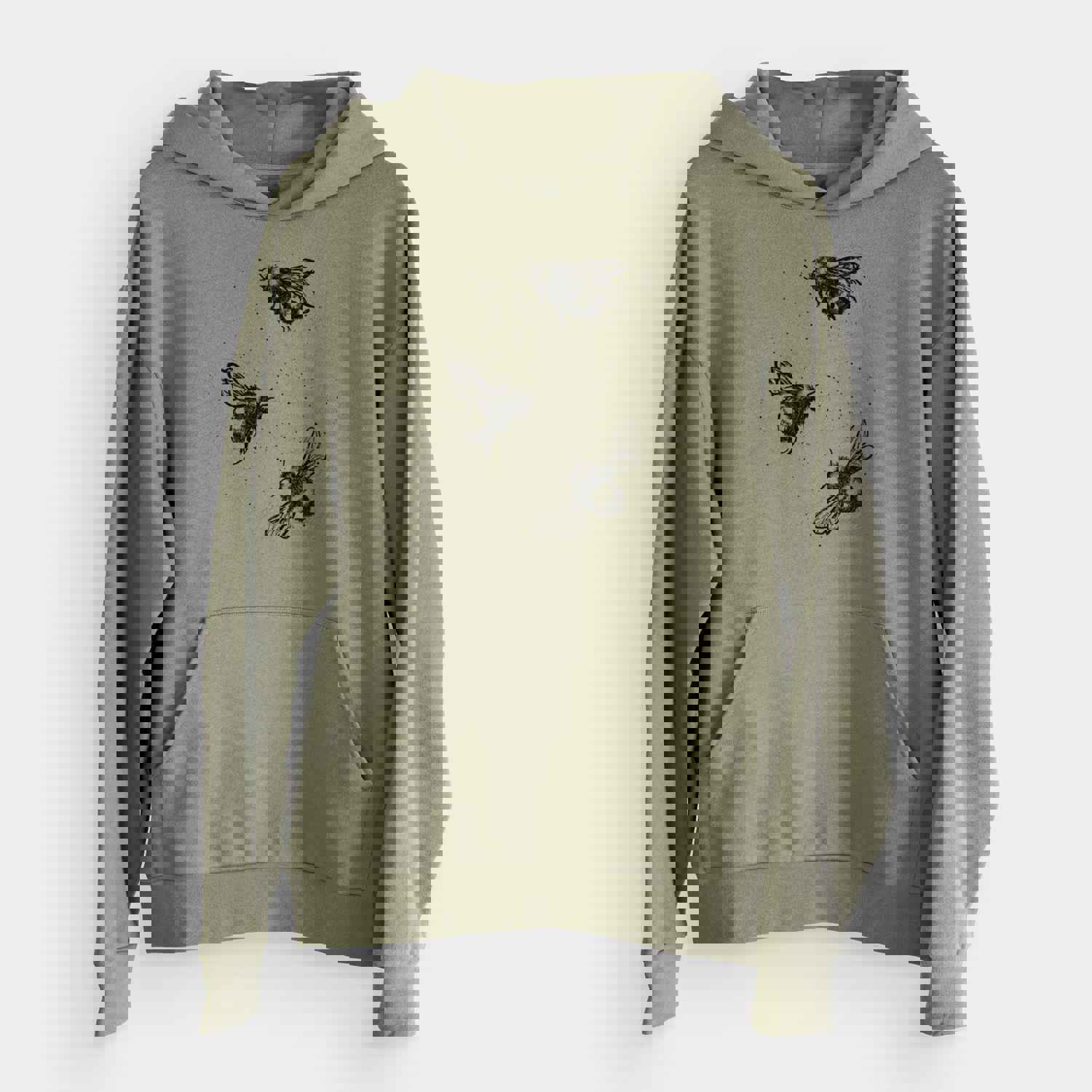 American Bumblebee Trio - Bombus Pensylvanicus - Bodega Midweight Hoodie