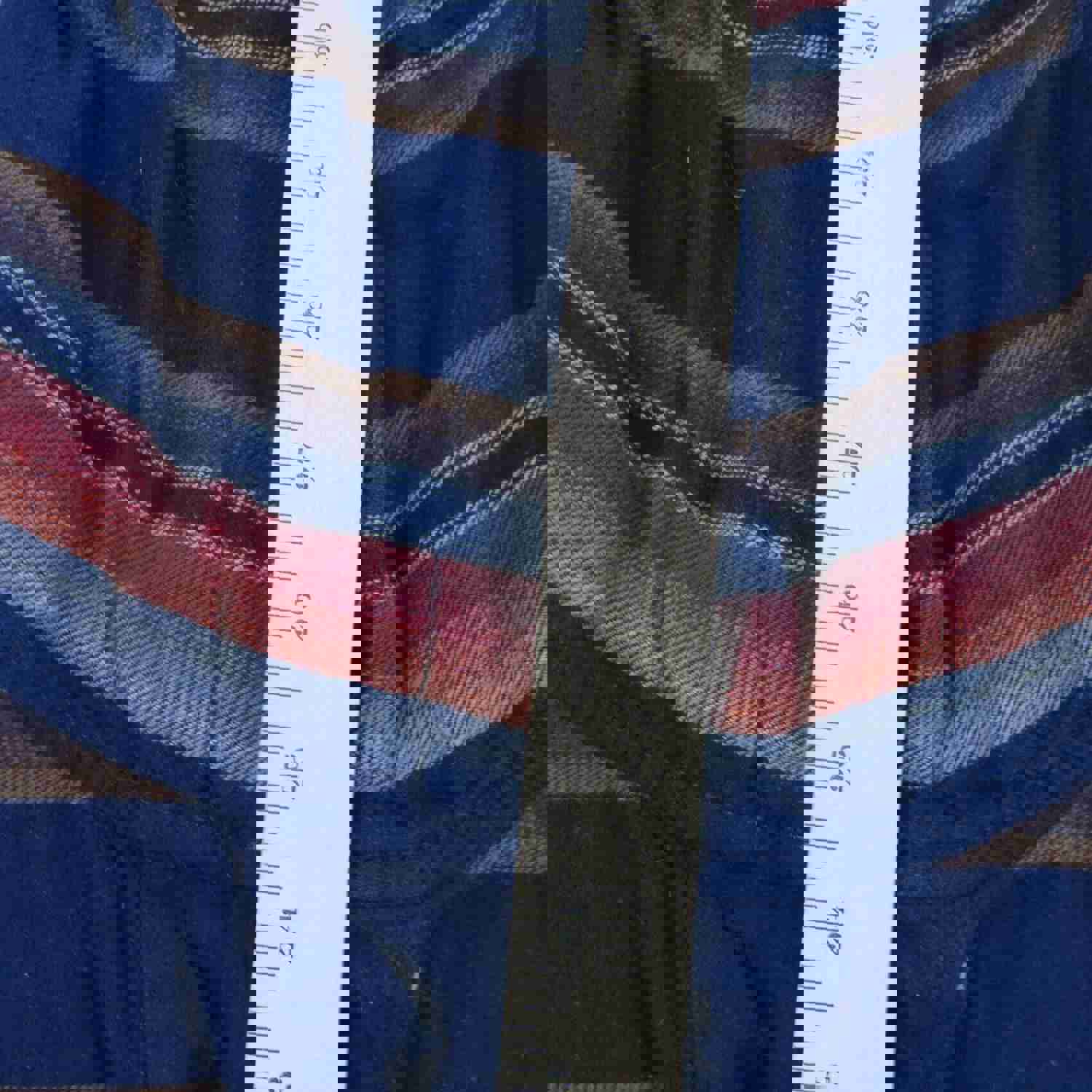 American Eagle Outfitters Men's Striped Pullover Hoodie - Blue Red, Size L