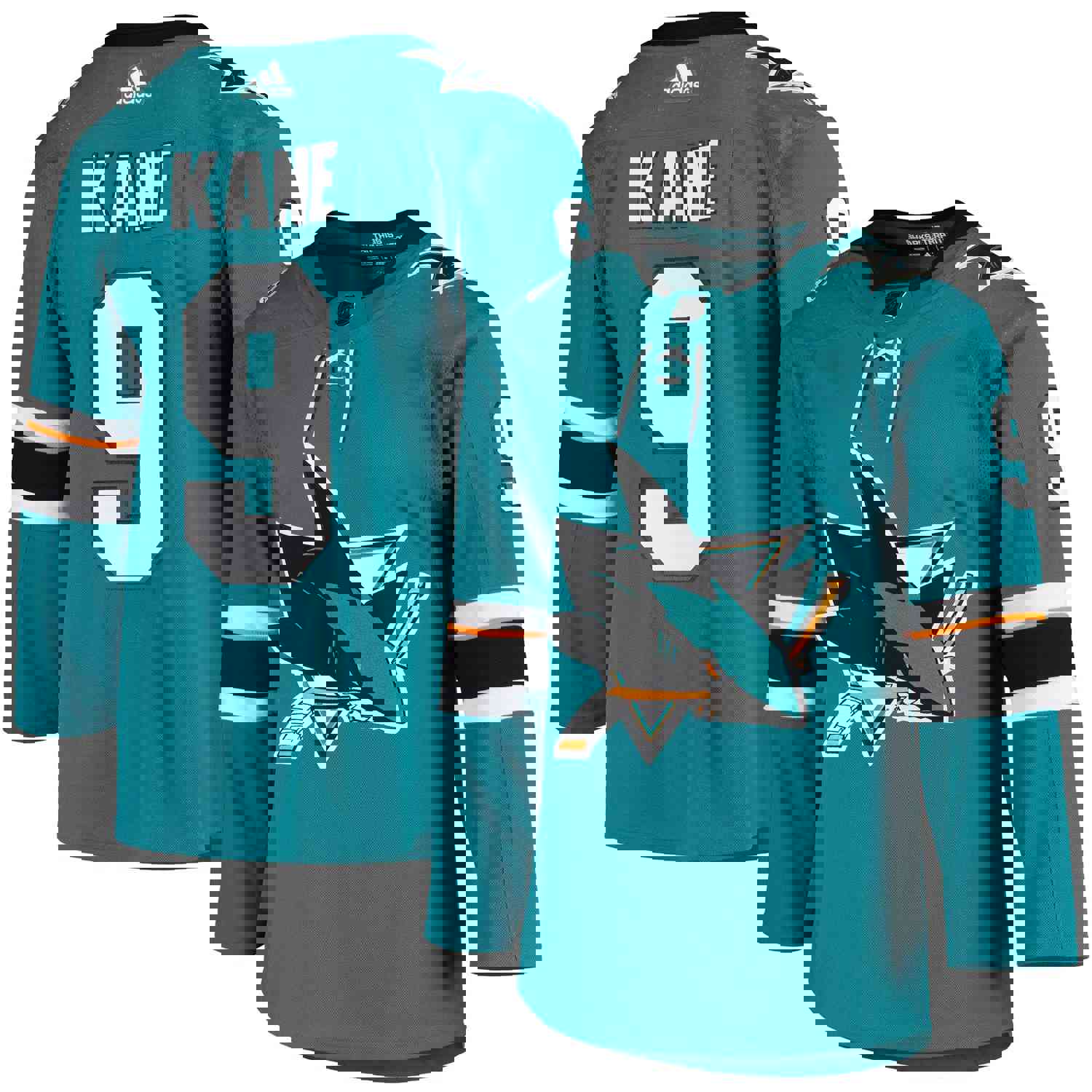Evander Kane San Jose Sharks adidas Home Authentic Player Jersey - Teal
