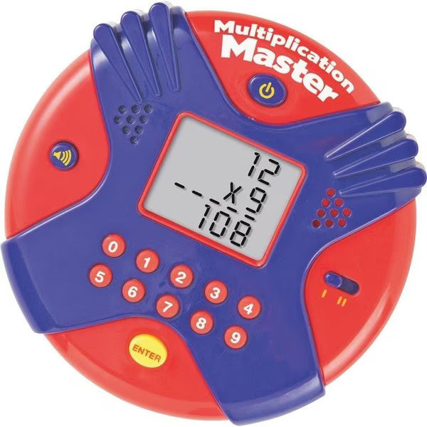 Multiplication Master Electronic Flash Card for Kids Age 7+