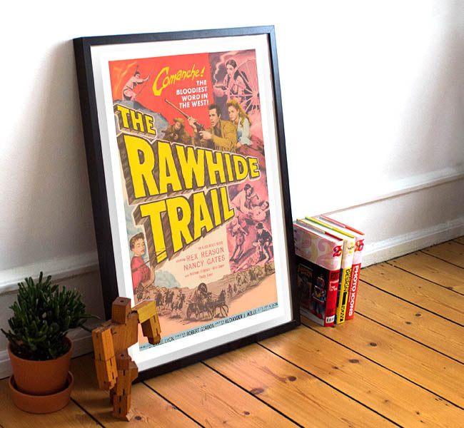 Rawhide Trail - 11 x 17 Movie Poster (1958 Reprint, Western Genre)